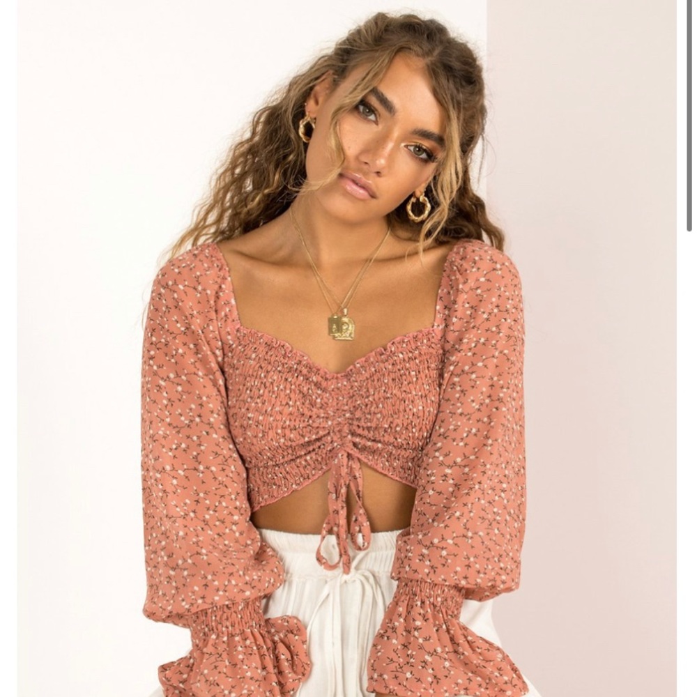 Long Sleeve Crop Top